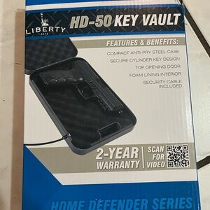 BRAND NEW Liberty HD-50 Key Vault in Black